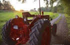 Ausfahrt bei Sonnenuntergang in Billerbeck