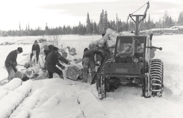 Valmet D33 in Lappland