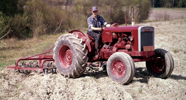 Valmet 361 D bei der Feldarbeit