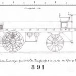 Schemazeichnung Daimler-Lkw von 1896